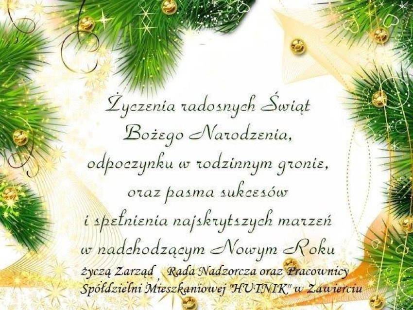 Życzenia Świąteczne
