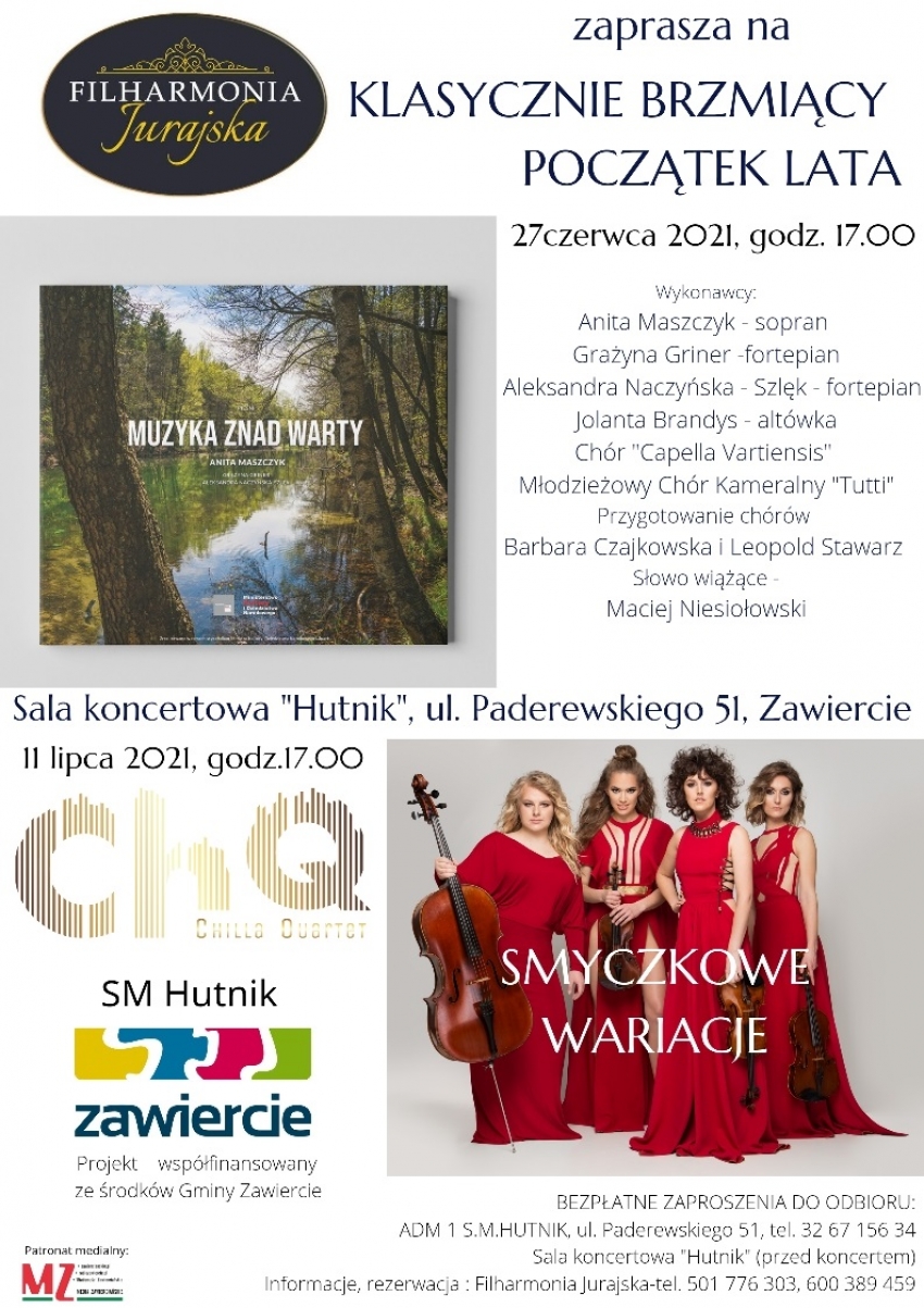 Filharmonia Jurajska zaprasza na koncert 