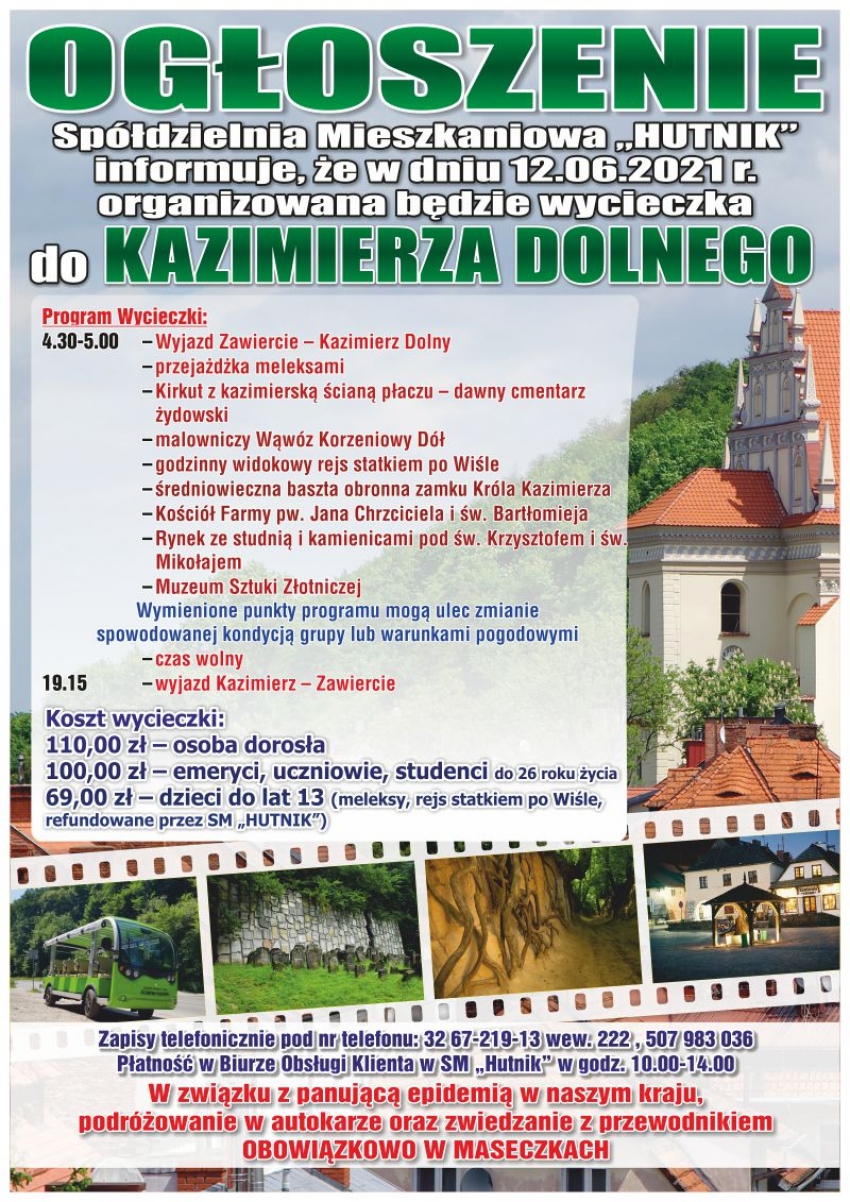 Wycieczka do Kazimierza Dolnego