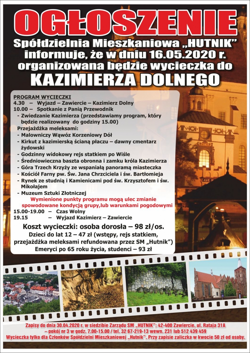 Wycieczka do Kazimierza Dolnego