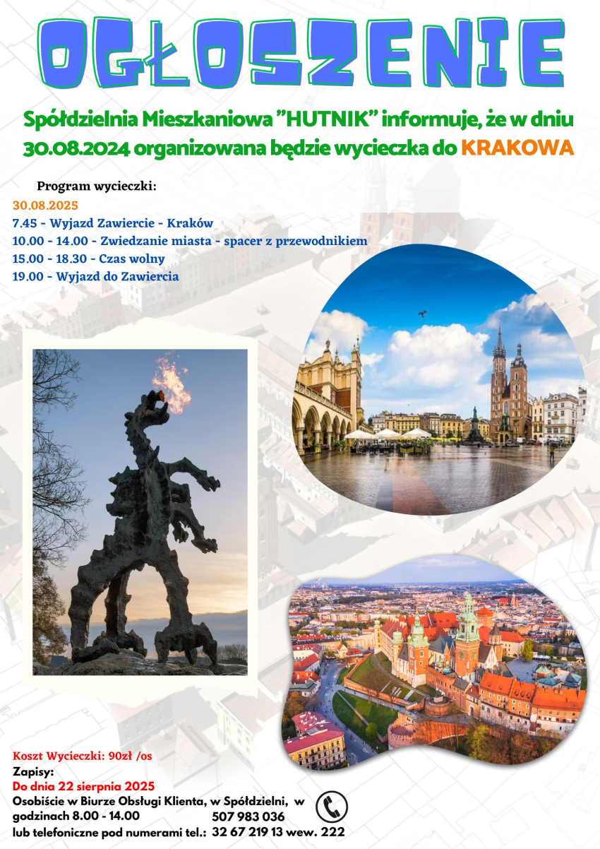 Wycieczka do Krakowa